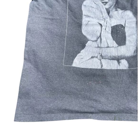 Marilyn Monroe Cutie Face Y2K Print Tee Size Large - Picture 4 of 5